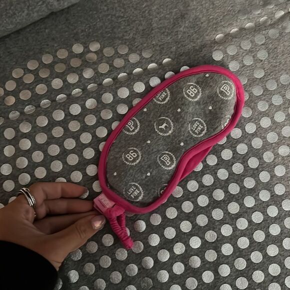 Victoria's Secret VS PINK Pillow & Blanket Travel Bag Set Monogram Dog - Picture 3 of 7